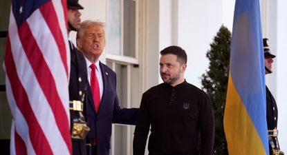 Zelenski al llegar a la Casa Blanca semanas atrás.