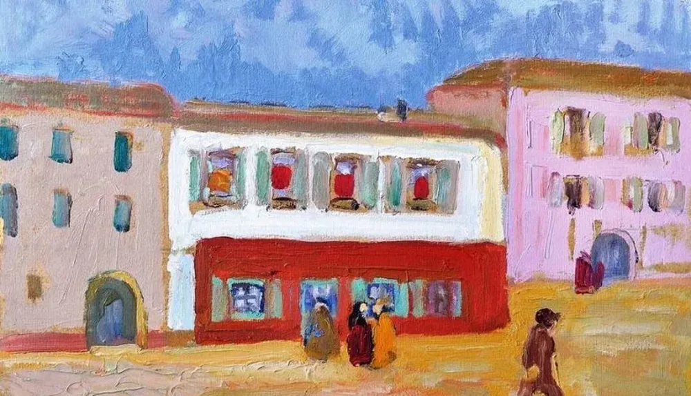 Barrios Bajos, una obra de Pedro Figari que será subastada en Castells el próximo día 15