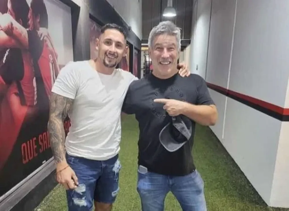 La foto de Armando Méndez y Pachu Peña