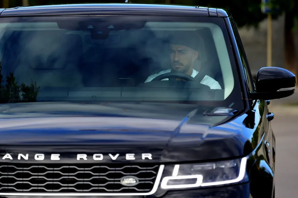 Así llegó Suárez este domingo