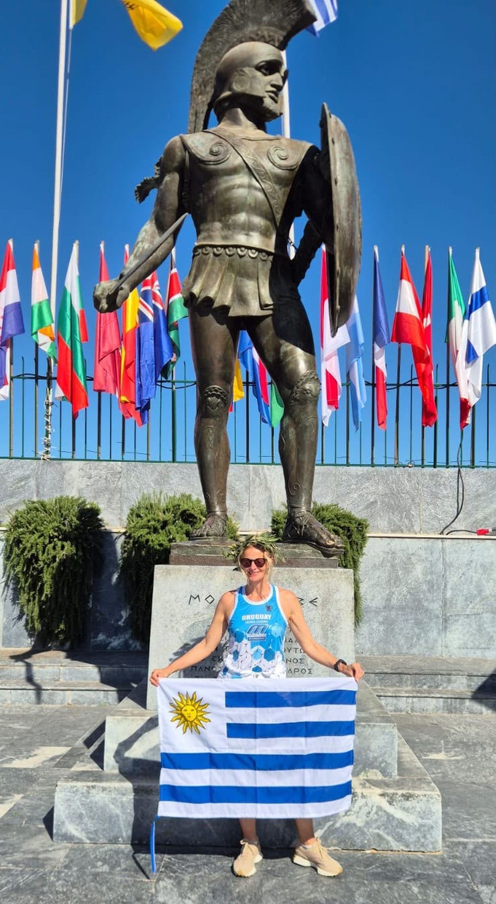Karen Goicoechea en la Spartathlon 2026