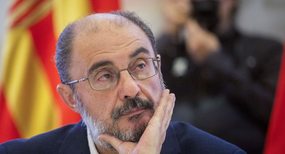 avier Lambán, secretario regional del PSOE