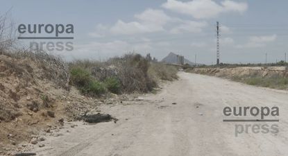 La zona donde encontraron el cuerpo en Fontcalent.