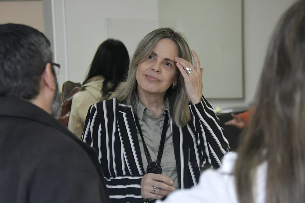 Gabriela Fossati previo a una audiencia por el caso Astesiano