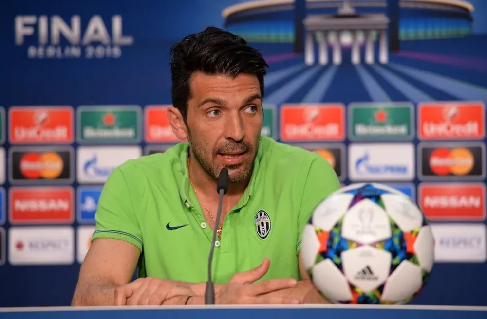 Buffon en conferencia de prensa