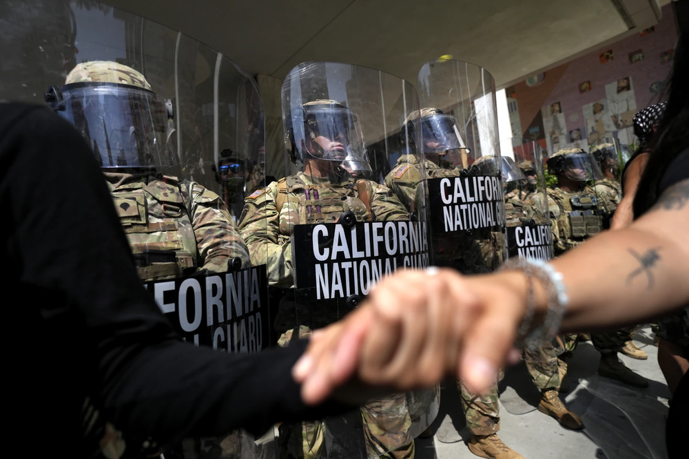 Despliegue de la Guardia Nacional en California.&nbsp;