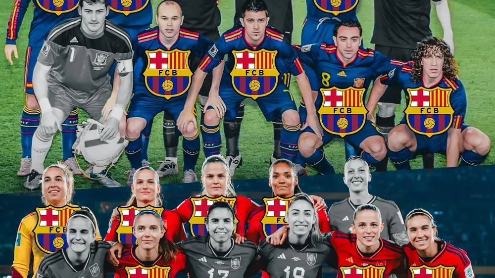 El Barcelona cuenta con 17 campeones y campeonas del mundo en total.