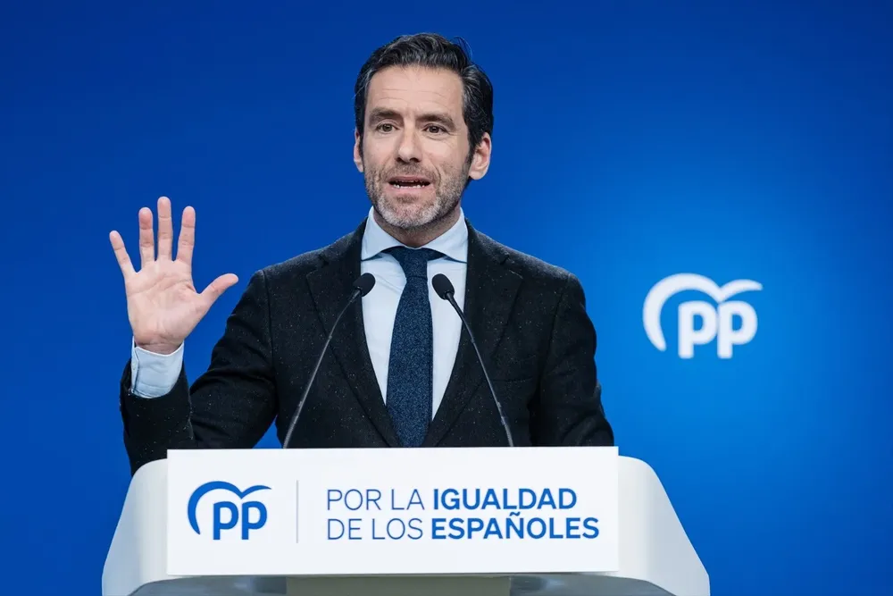 El portavoz y vicesecretario de Cultura del PP, Borja Sémper.
