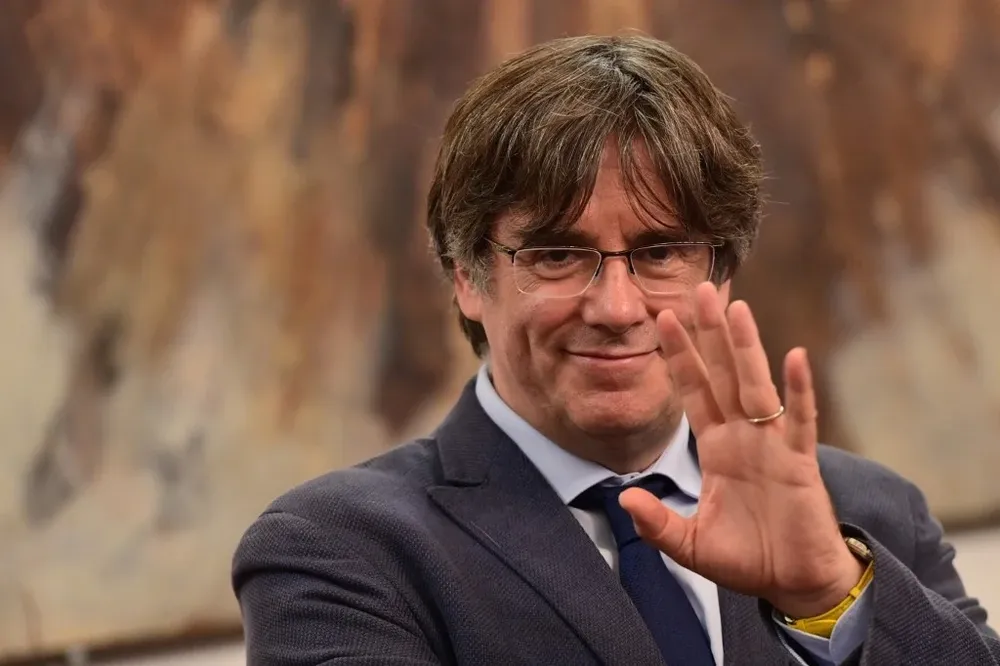 Carles Puigdemont, fugado ex presidente de Cataluña.