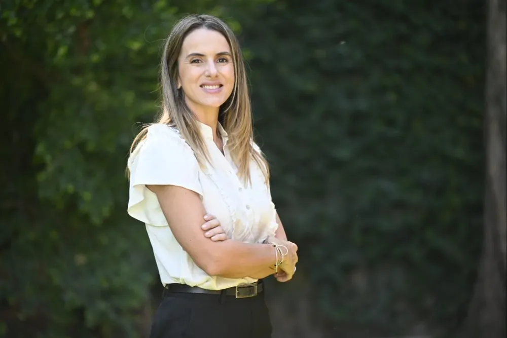 La precandidata colorada, Carolina Ache Batlle.