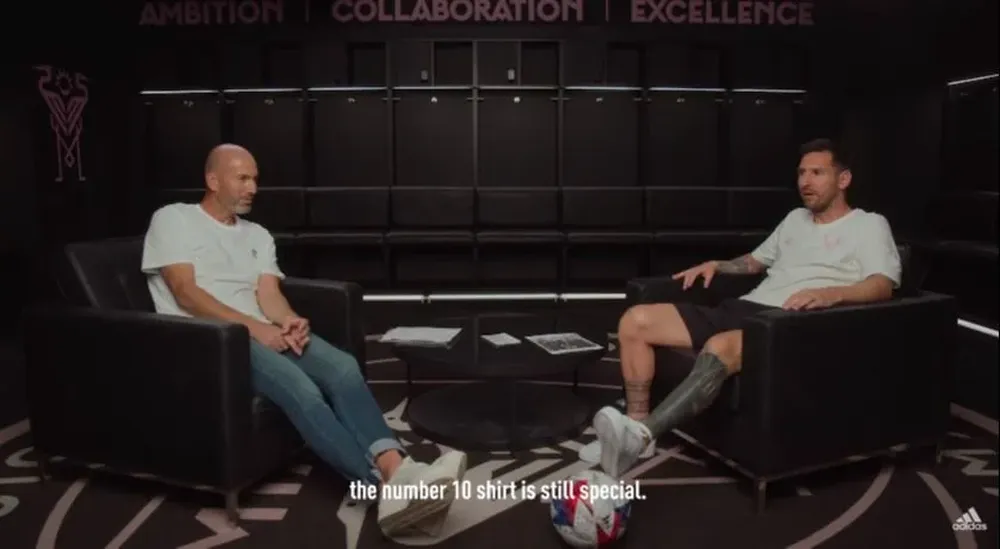 Messi y Zidane juntos.