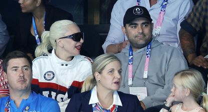 Lady Gaga y su pareja, Michael Polansky, en los Juegos Olimpicos