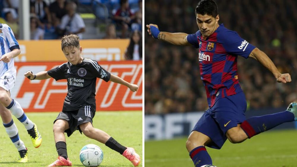 Benja Suárez y Luis Suárez