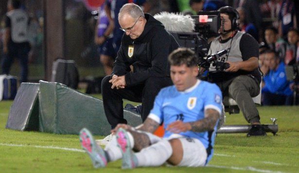 Marcelo Bielsa y Mathías Olivera