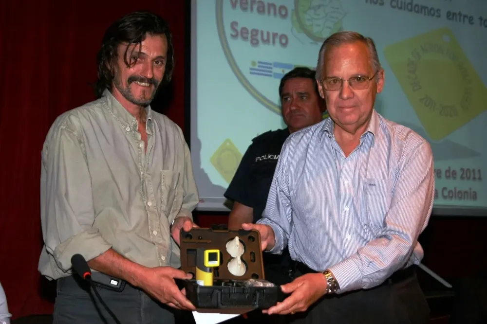 Gerardo Barrios junto a Ruben Ordoqui