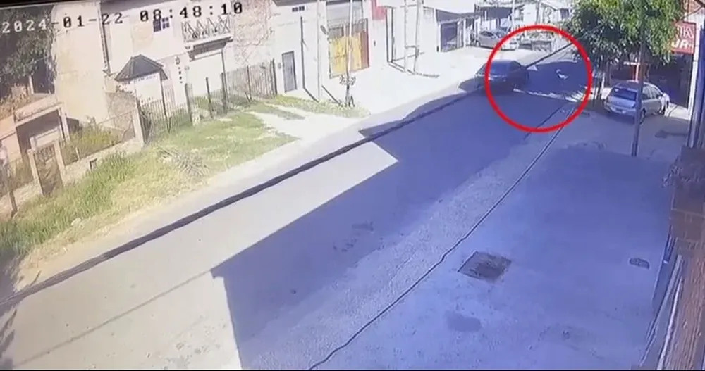 El instante en el que comienza el intento de asalto