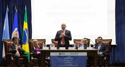 Ricardo Lorenzetti encabezó en el primer foro internacional sobre desafíos de la justicia federal