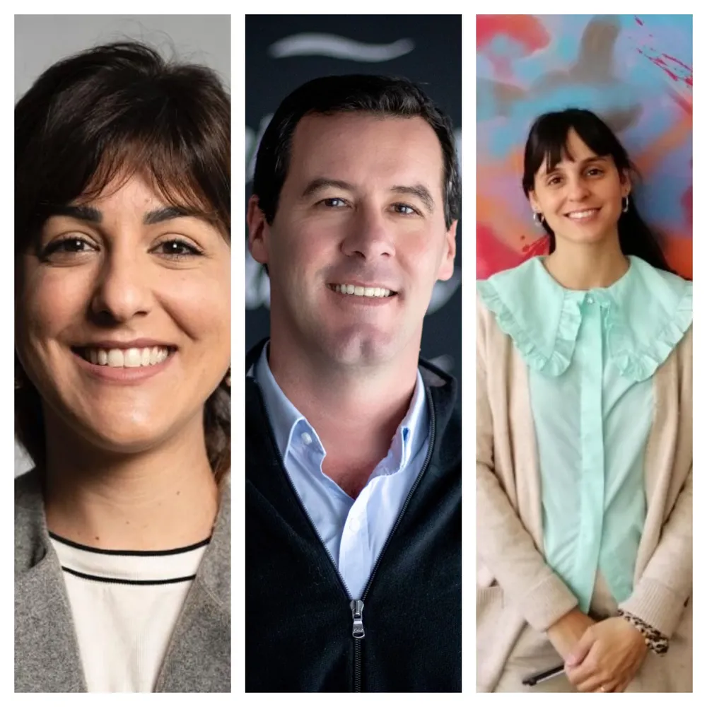 Mariana Rosendo, Nicolás Chiappara y Agostina Magrini