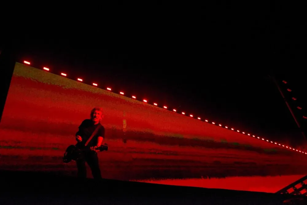 Roger Waters tocó el sábado en el Estadio Centenario