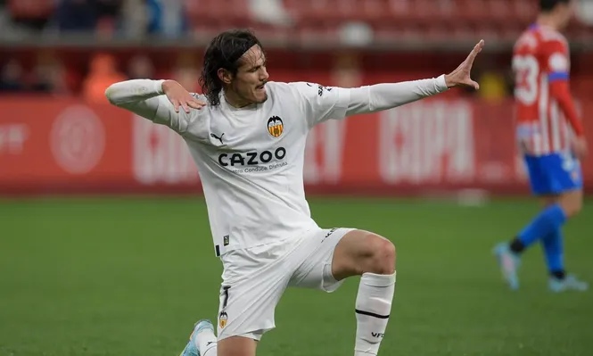 El Matador marcó dos goles frente a Sporting de Gijón