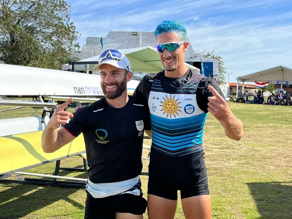 Felipe Klüver y Bruno Cetraro en los Juegos Odesur 2022