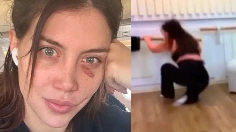 Wanda se prepara para las semifinales del Bailando de Italia.