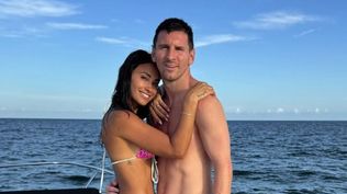 Lionel Messi de vacaciones junto a su familia