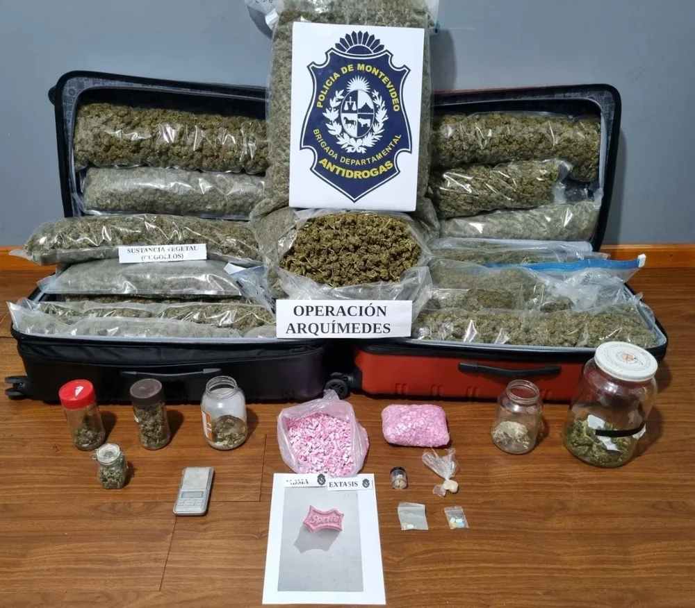 Droga incautada en la Operación Arquímedes