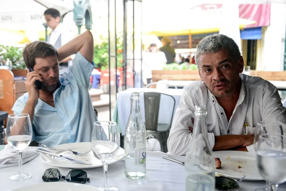 Ignacio Alonso, presidente de la AUF, y Marcelo García, presidente del Consejo Único Juvenil