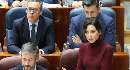 Isabel Díaz Ayuso en la Asamblea de Madrid