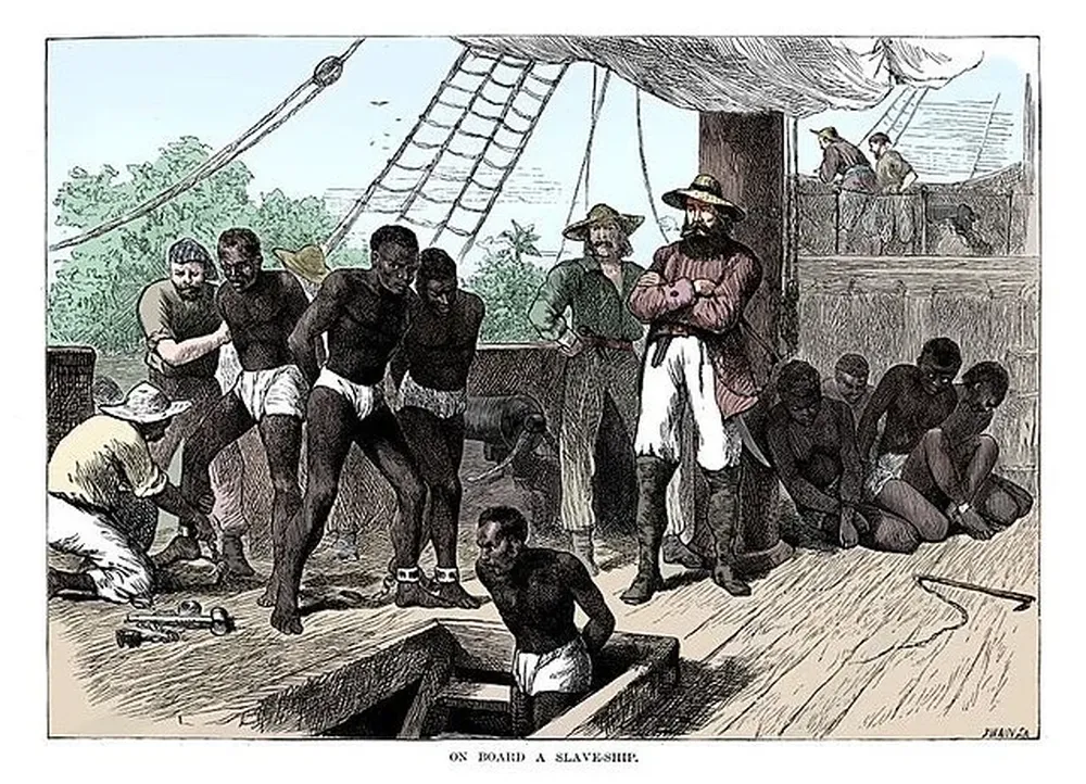 Aproximadamente un millón de africanos fueron capturados y esclavizados para traer a Sudamérica por los portugueses.