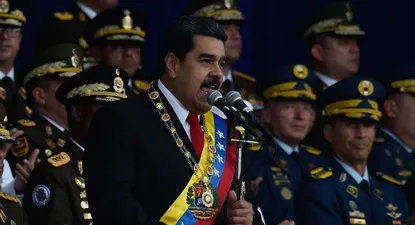 Nicolás Maduro: el presidente venezolano ha acusado a Colombia de estar detrás de un intento de asesinarlo.