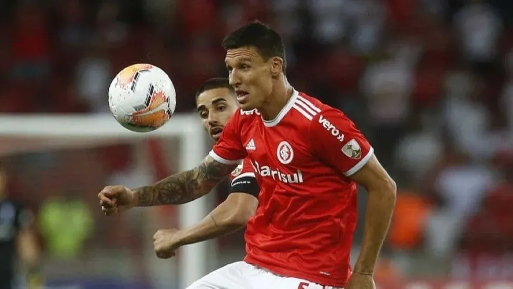 Damián Musto cuando defendía a Internacional de Porto Alegre