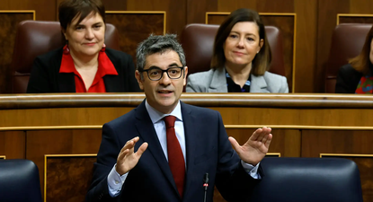 El ministro de Justicia y Relación con las Cortes, Félix Bolaños.