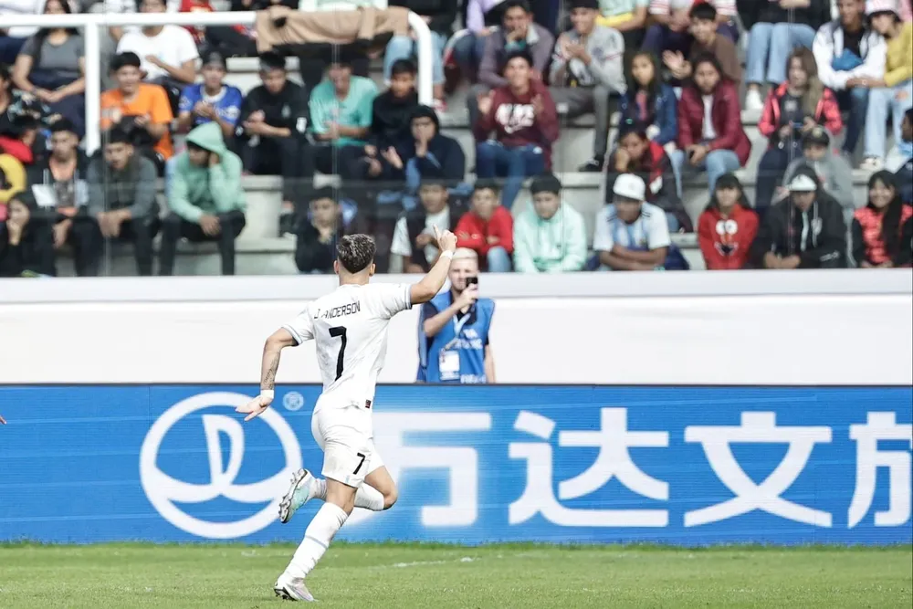 El festejo de Anderson Duarte