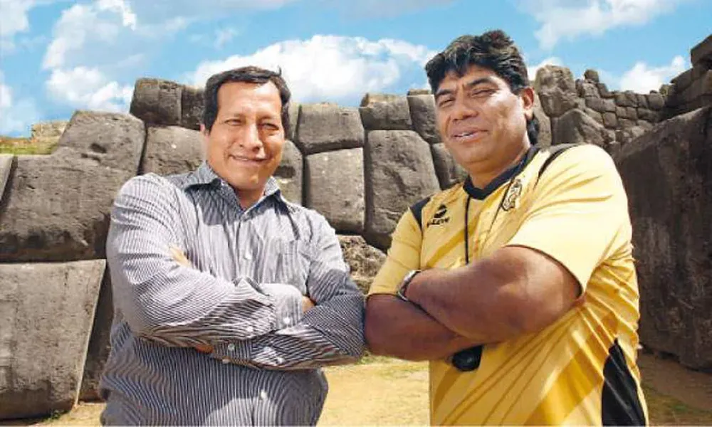 Presidente y técnico Garcilaso.