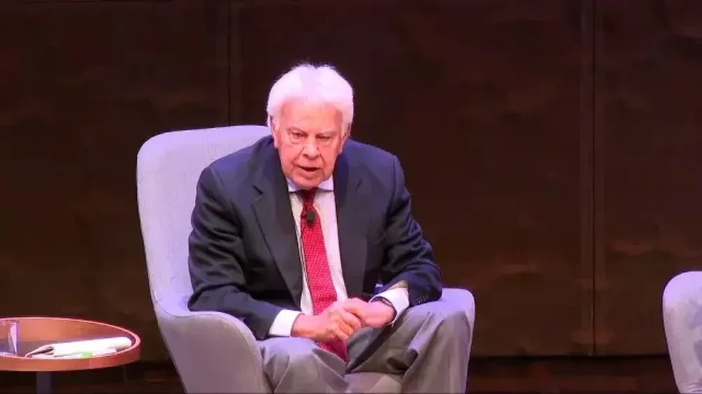 Ex presidente de España, Felipe González.