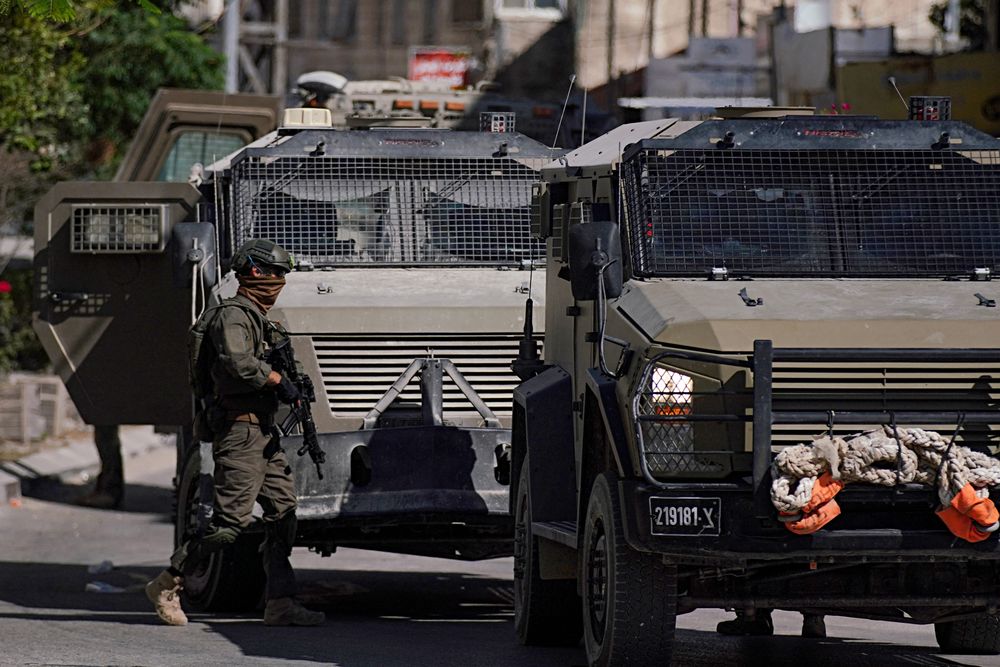 Soldados israelíes en Yenín&nbsp;
