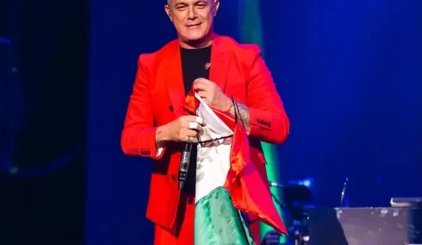 Alejandro Sanz, durante uno de sus recitales.
