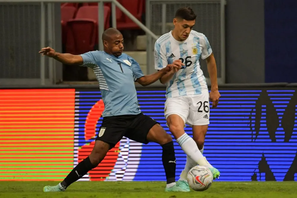 De La Cruz contra Argentina en la Copa América