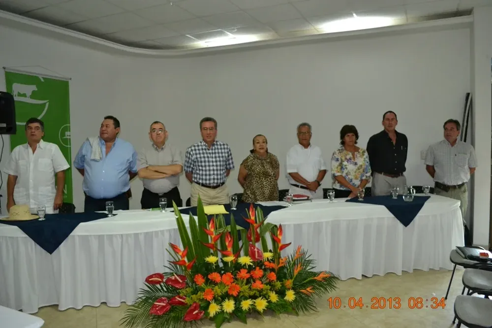 En Yopal, Colombia, autoridades y conferencistas en una de las jornadas que organizó la gremial ganadera Fedegan
