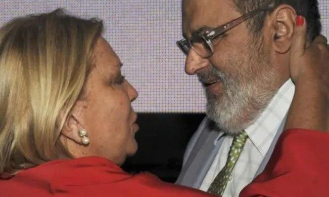 Lilita Carrió junto a Jorge Lanata