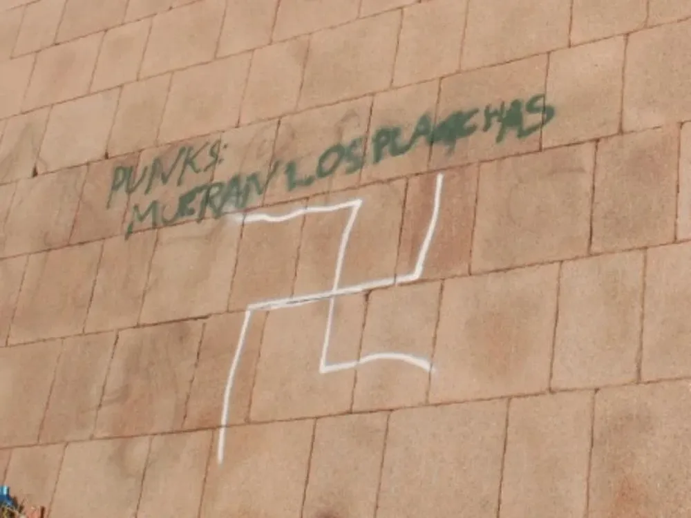 Reaparecieron las pintadas nazis / Foto: Archivo