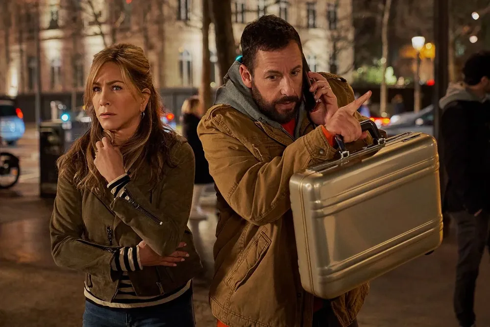 Jennifer Aniston y Adam Sandler en Misterio a la vista