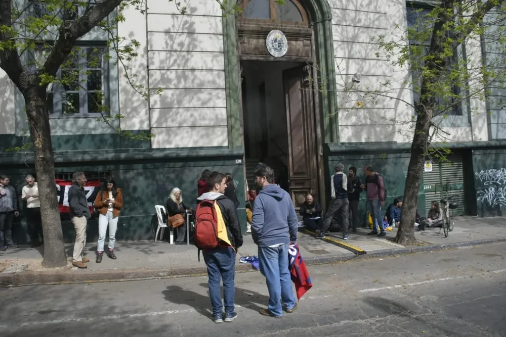 Ocupación de estudiantes en la Facultad de Humanidades