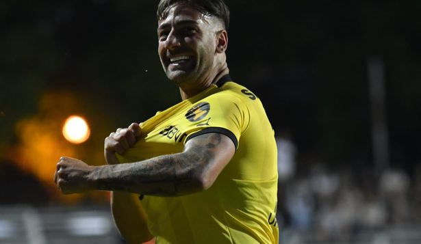 Facundo Batista durante su paso por Peñarol, en 2024