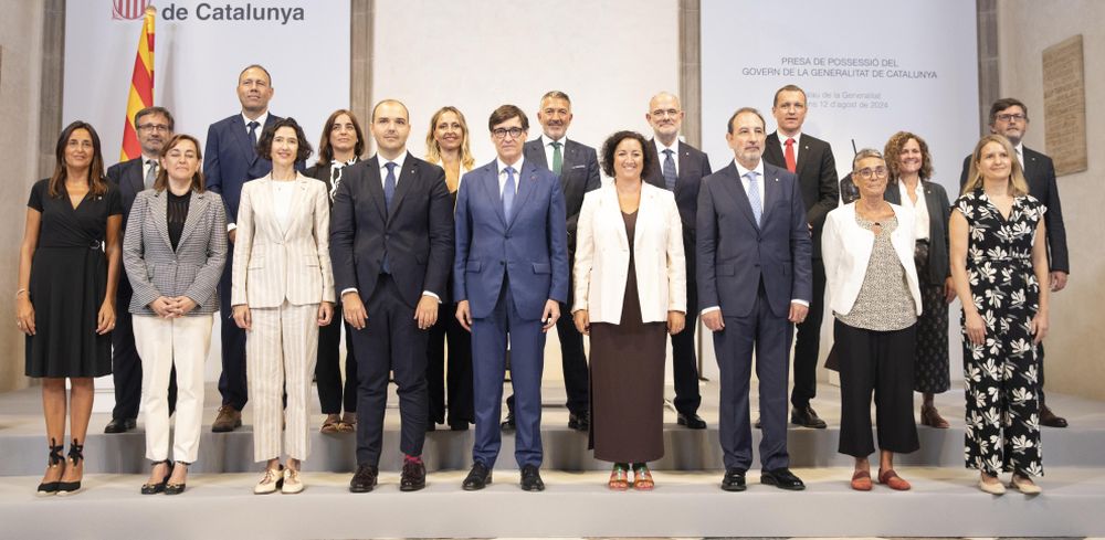 El nuevo gobierno en pleno