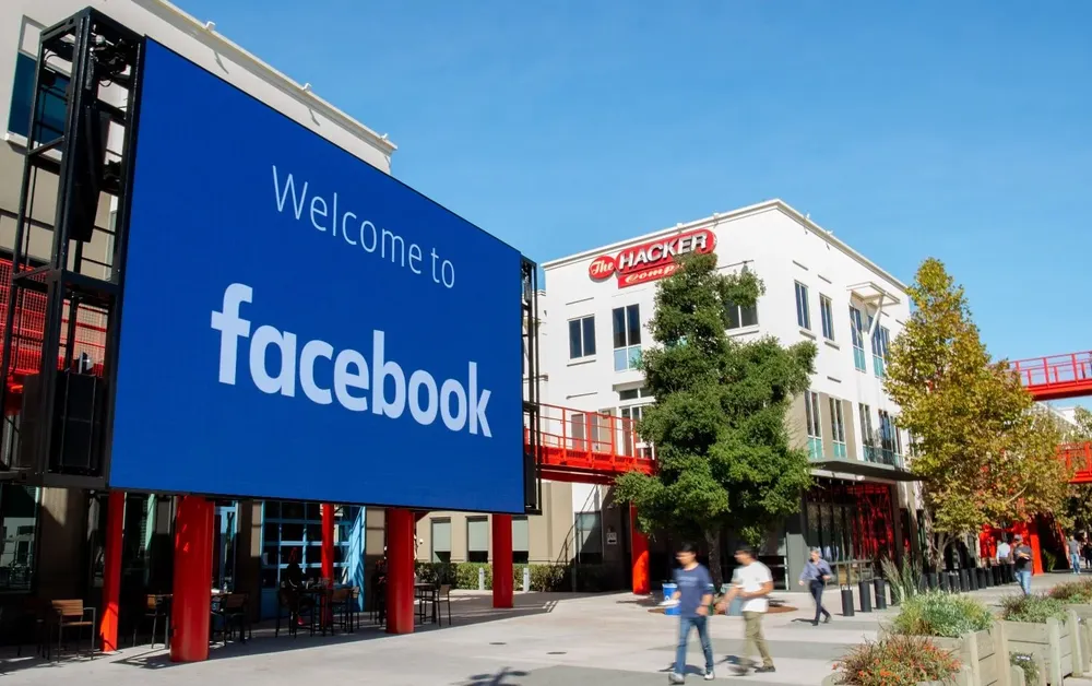 Sede corporativa de Facebook en Menlo Park, California
