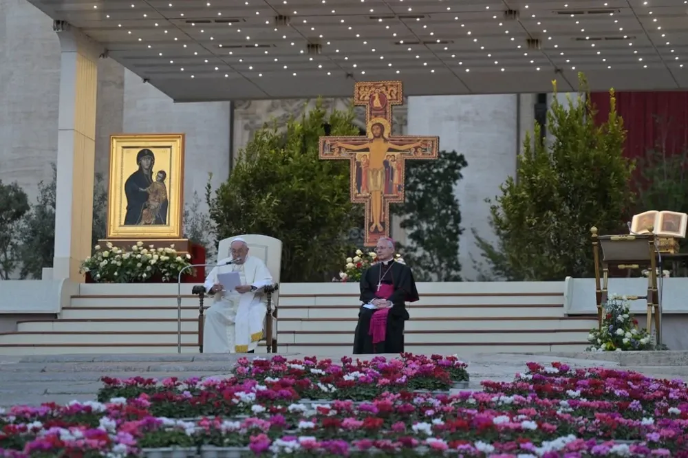El Sínodo requerirá de momentos de respiración, de unidad, dijo Bergoglio.