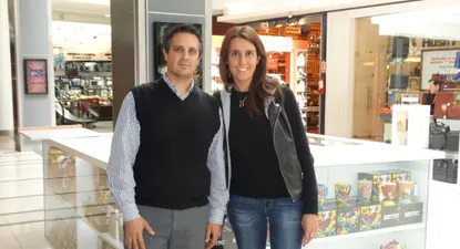 Agustín Decarlini y María Eugenia Días